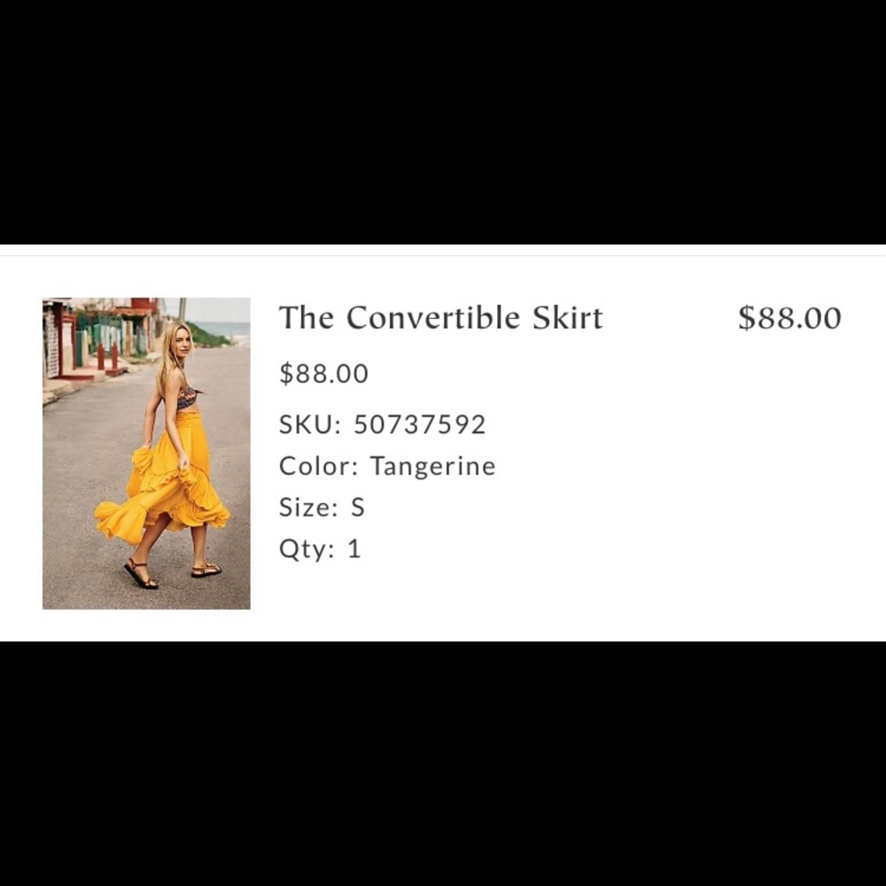 Free People Skirt